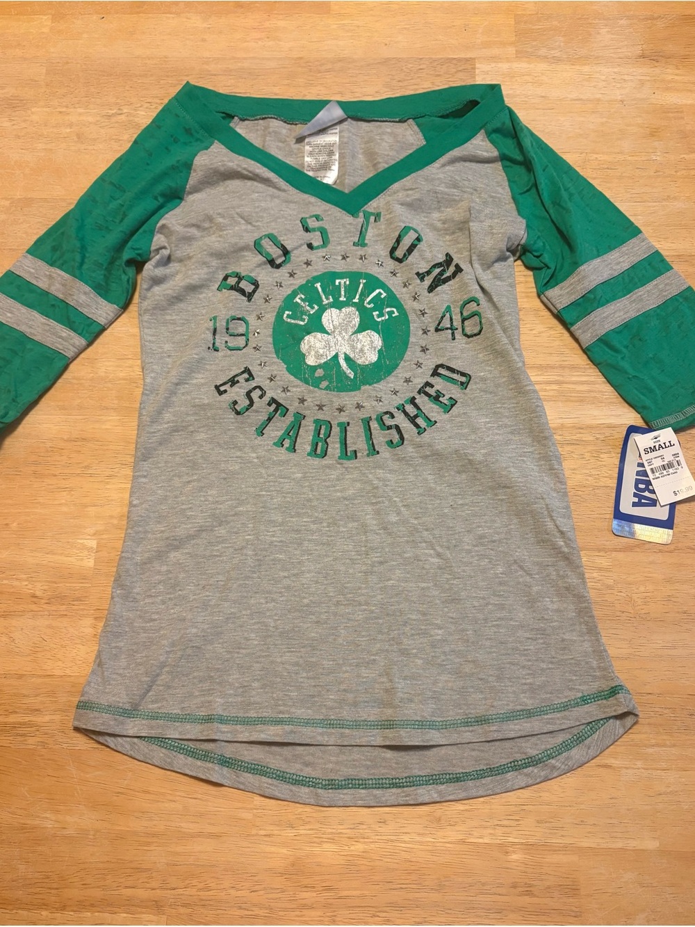 Women’s Boston Celtics Quarter Sleeve